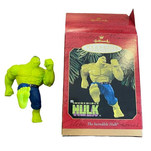 Hallmark Ornament Marvel Incredible Hulk in orig box 1997 - Picture 1 of 5